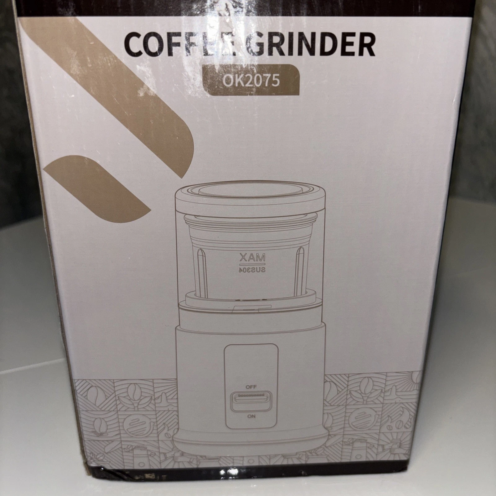 Electric Coffee ,spice Grinder 75g with Removable Stainless Steel bowl SHARDOR