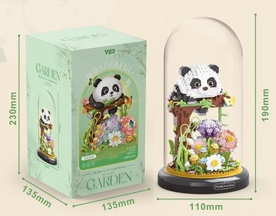 UK Verkäufer Bausteine Boutique Blumengarten Pandan 3D Modell Steine Spielzeug Geschenk