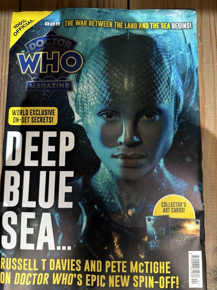 BBC Doctor Who Magazine Winter 2025 World Exclusive on-set Secrets + Art Cards