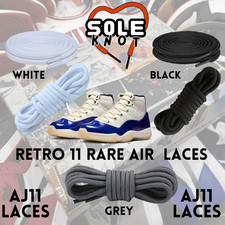 RETRO 11 RARE AIR SHOE LACES AJ11 Premium Replacement Rope Round Shoe Laces