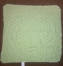 disney Baby blanket 30in x 30in Green/with White Circles