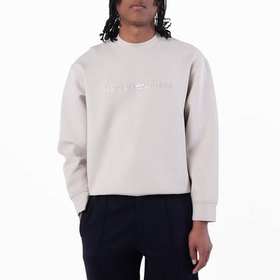 Emporio Armani Men's Felpa Logo-Print Sweatshirt