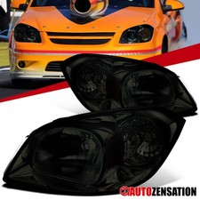 Fit 2005-2010 Chevy Cobalt 07-09 Pontiac G5 Smoke Headlights Assembly Leftright