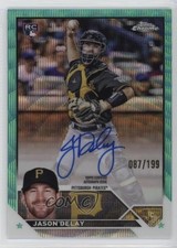 2023 Topps Chrome Update Aqua Wave Refractor /199 Jason Delay #RA-JD Auto 05k6
