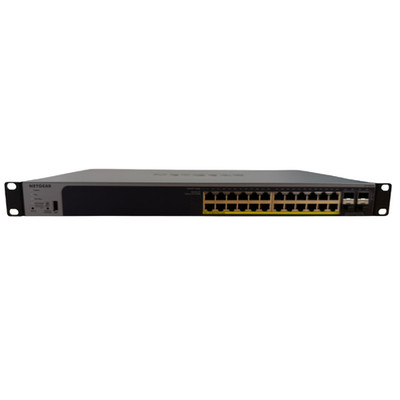 NETGEAR GS728TXPv3 24 Port Gigabit Ethernet PoE+ Smart Managed Switch mit 4 x 10
