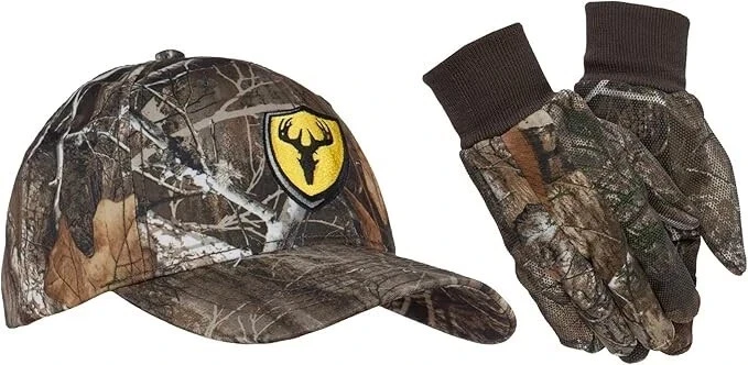 Realtree Edge Camo Cap Scent Blocker Hunting Hat & Gloves Combo - Medium / Large - Image 3 of 4