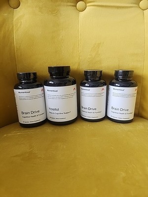 Vitamin Lot of 4 X Momentous Brain Drive Cognitive Health Inositol Sleep Support