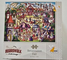 Boardwalk Renaissance Fair 1000 Piece Jigsaw Puzzle Andy C Ellis