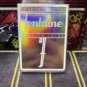 Red Fontaine Playing Cards | eBay