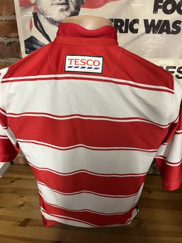 PATRICK WIGAN WARRIORS RUGBY LEAGUE HOME FOOTBALL SHIRT ADULT SIZE LARGE - Bild 3 von 5