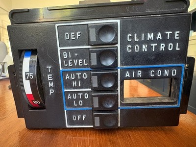 1978 Mercedes Climate Control Panel - W123, R107 models