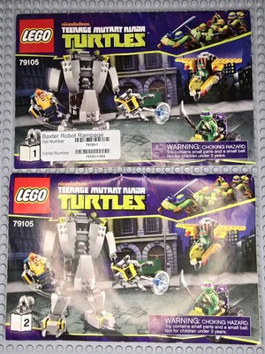 Lego Teenage Mutant Ninja Turtles Set Baxter Robot Rampage 79105