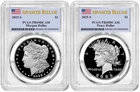 2025 S Morgan & Peace Silver Dollar $1 PCGS PR69DCAM Advanced Release #695