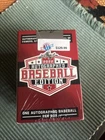 FACTORY SEALED LEAF 2022 AUTOGRAPHED BASEBALL EDITION.  MYSTERY BASEBALL