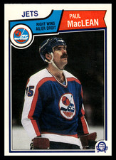 1983-84 O-Pee-Chee Paul MacLean #388 Winnipeg Jets NHL Hockey Base Set