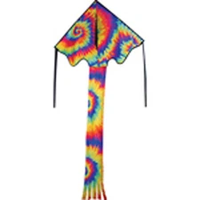 Kite Tie Dye Large Easy Flyer Single Line Kite Winder & String..14.... PR 44206