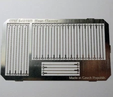 CTM 1/24 1/25 Hose Clamps Scale Model Engine Accessories Photoetch Made in Czech