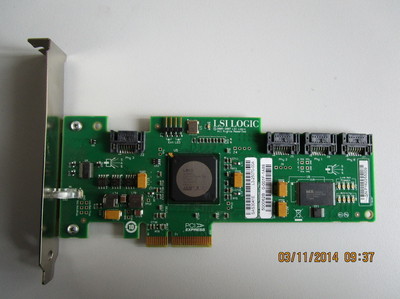 LSI SAS3041E RAID 0 1 1E 10E Controller 4xS-ATA PCIeX4 3GB/s 4 Kanäle