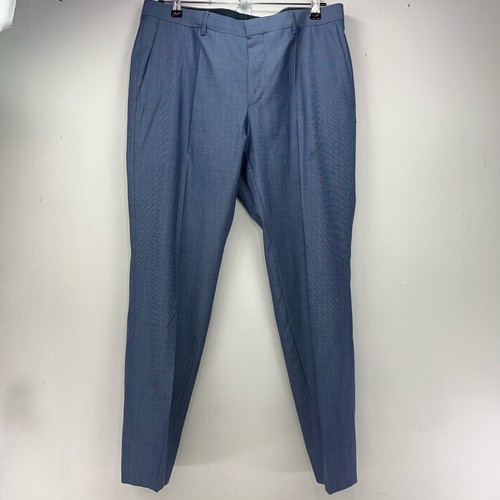 Hugo Boss 3 Piece Suit Wool & Silk Blazer 40R Waistcoat 40R Trousers W34 L29 - Picture 17 of 24