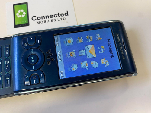 Sony Ericsson W595 - Blue (Unlocked) Slider Mobile Phone - Afbeelding 3 van 9