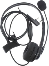  Earpiece Headset Boom Mic Microphone Noise Cancelling for Kenwood Baofeng