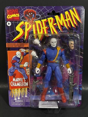 MARVEL LEGENDS SPIDER-MAN RETRO CHAMELEON 6  FIGURE IN HAND NEW