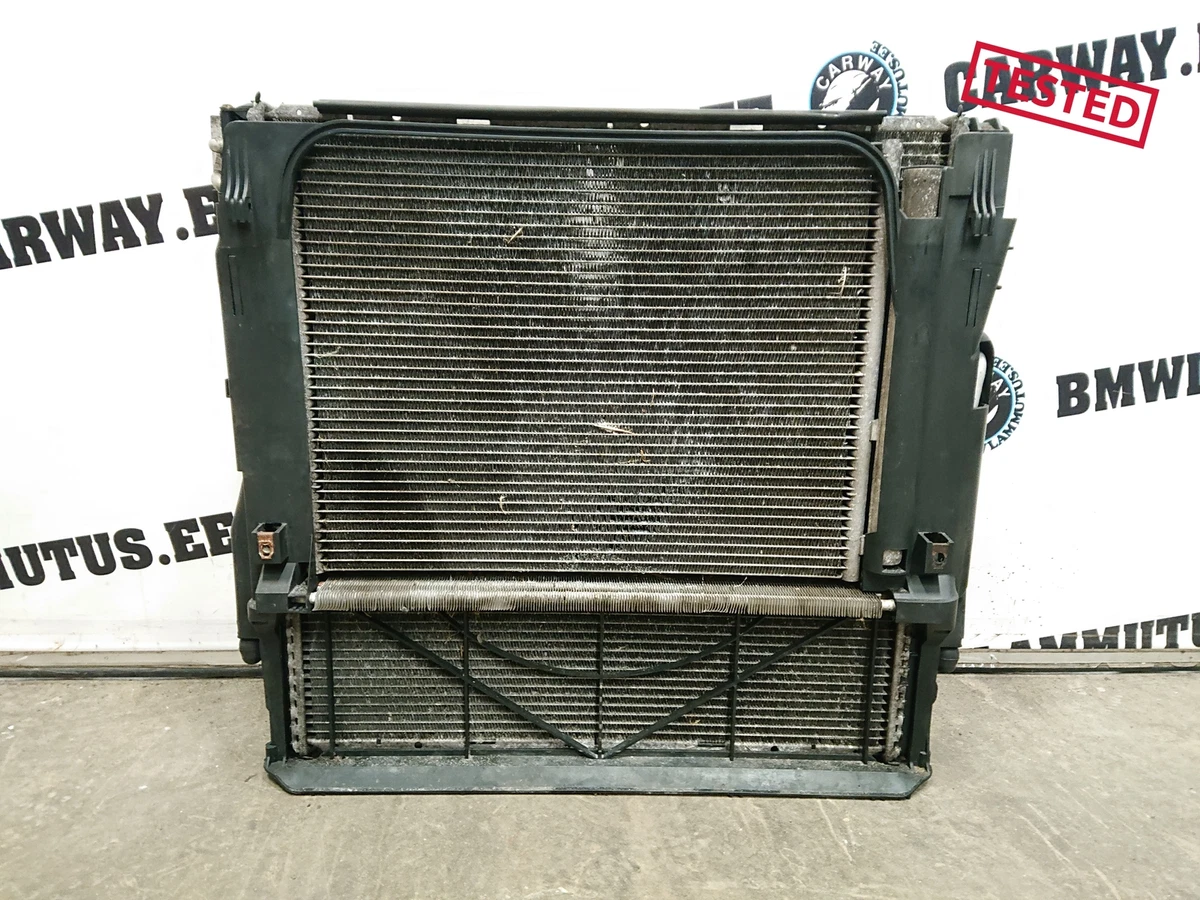 BMW X5 E53 DIESEL ENGINE COOLING RADIATOR PACK SET 7559273 7788387 