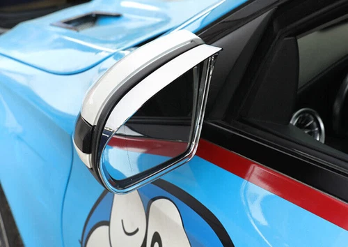 Espejo retrovisor cromado ABS marco de cejas de lluvia moldura para Mercedes-Benz GLC 2016-21 - Imagen 3 de 7