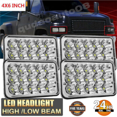 #ad 4PCS 4x6quot; LED Headlights Fit Chevrolet Kodiak C4500 2003 2004 2005 2006 2007 09 $42.98