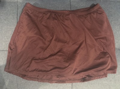 Via Marina Women's Size 22W Dark Brown Swim Skirt Bottom NWT | eBay