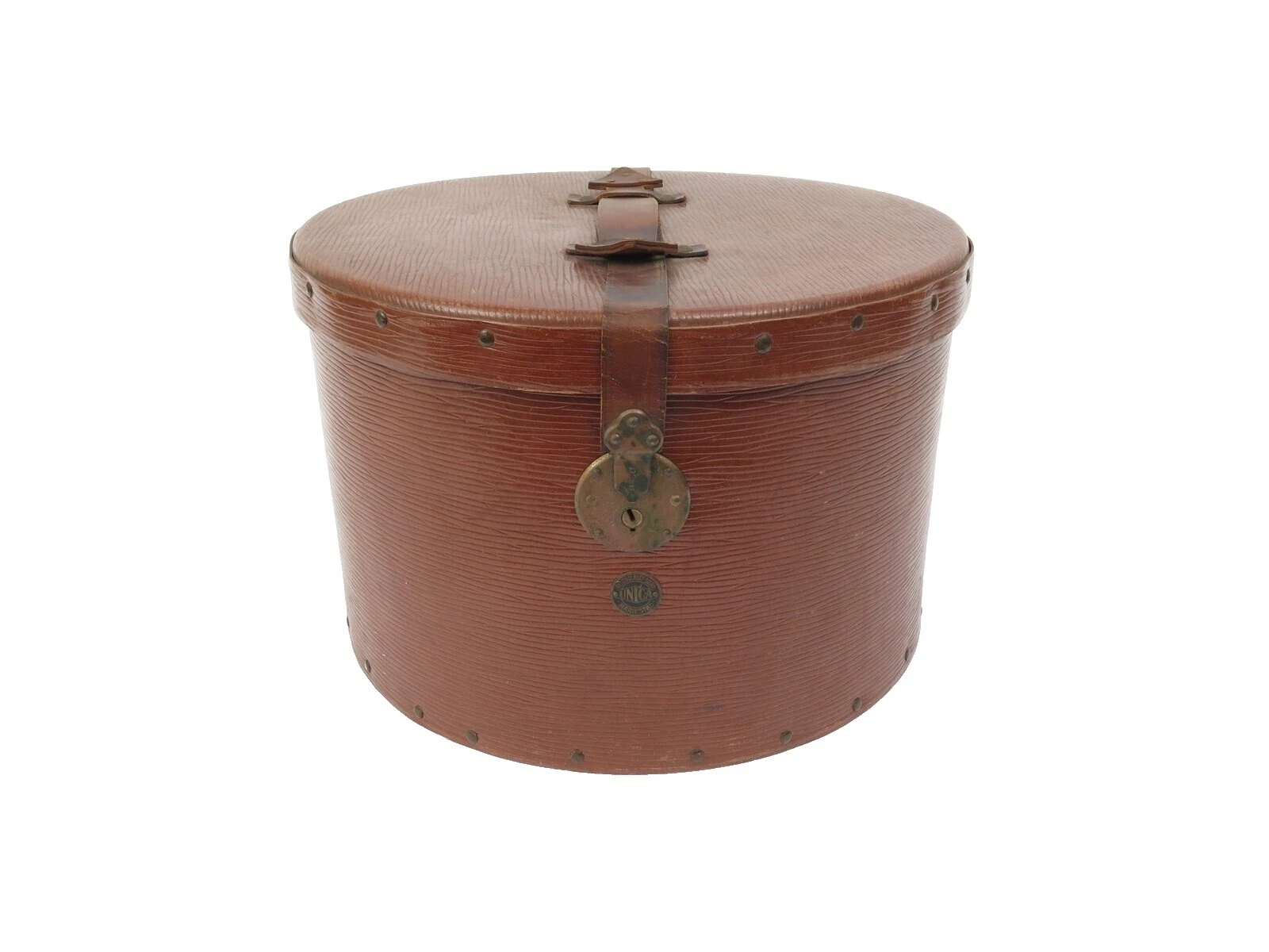 Caixas de chapéus vintage de madeira