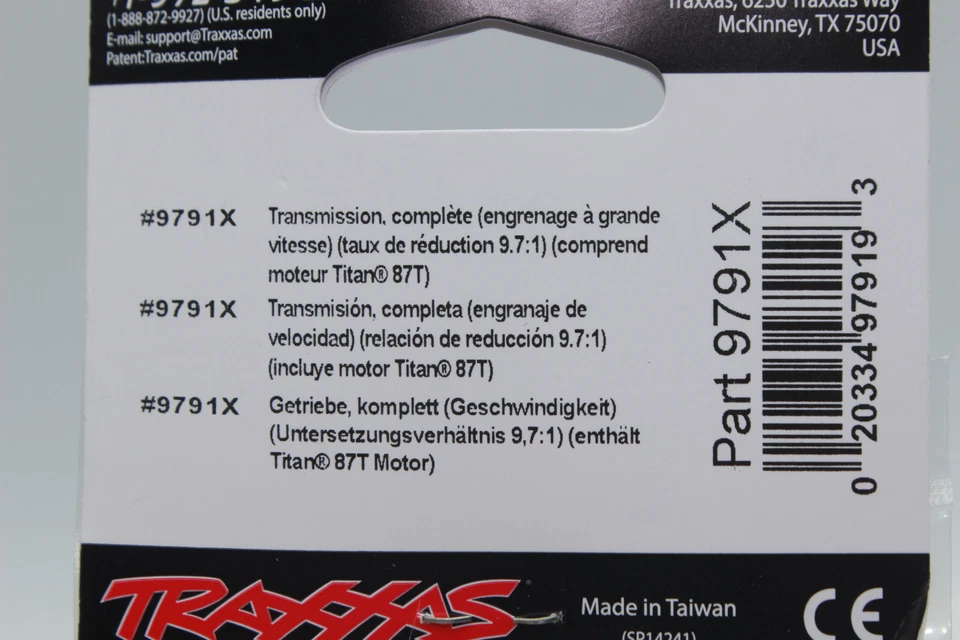 Traxxas TRX 9791 X  TRX 4 M Getriebe + Motor komplett speed Untersetzung NEU OVP - Bild 3 von 4