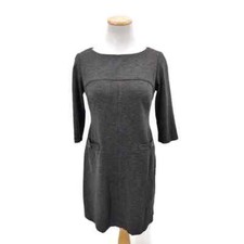 Vince Camuto Gray soft stretch knee length 3/4 Sleeve work wear dress in size 4