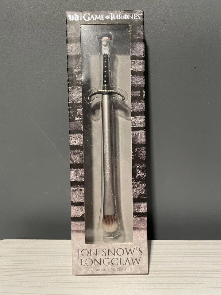 2X Cepillo de sombra de aguja Urban Decay Juego de Tronos Jon Snow Longclaw Arya Stark Foto 3 de 4