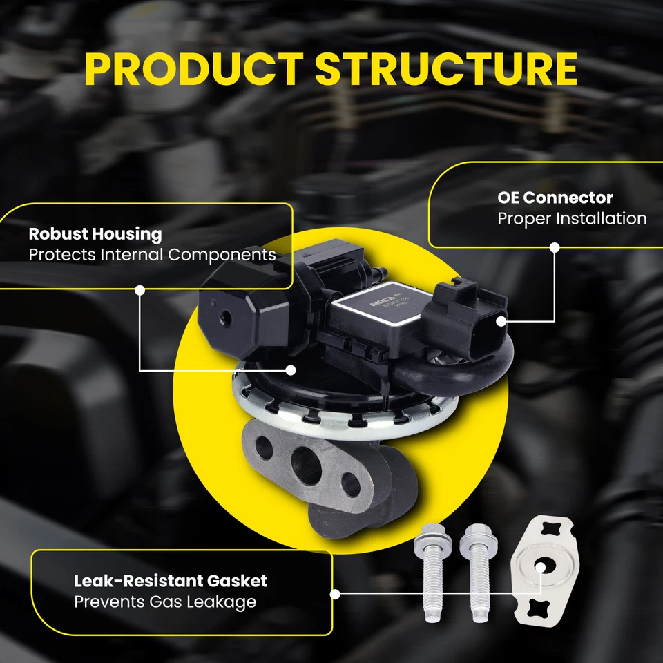 Válvula EGV1136 EGR apta para Ford Lobo F-150 2007-2010 07-14 Ford E-150 E-250 4,6 L V8 Foto 4 de 4