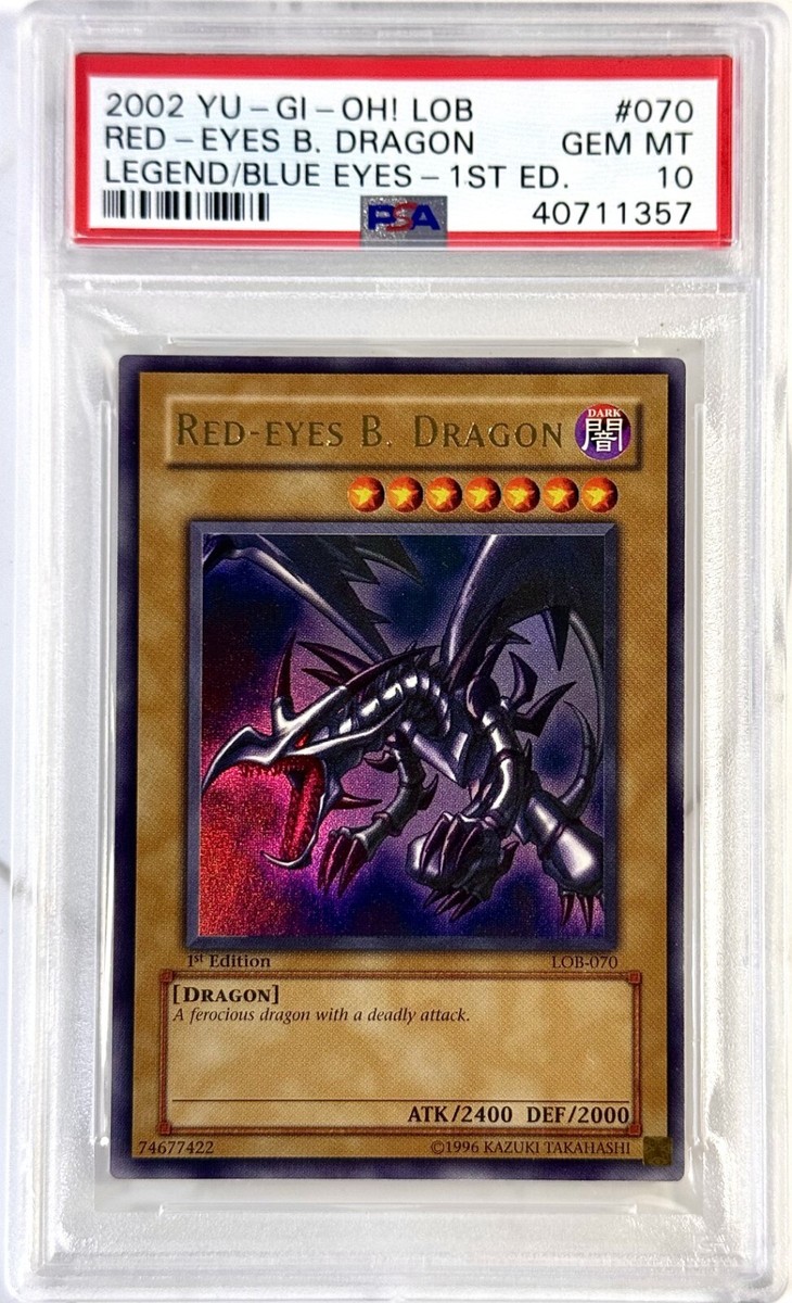 ★PSA９ RED-EYES B. DRAGON /真紅眼の黒竜　LOB-070 ☆PSA9 RED-EYES B. DRAGON /真紅眼の黒竜 LOB-070