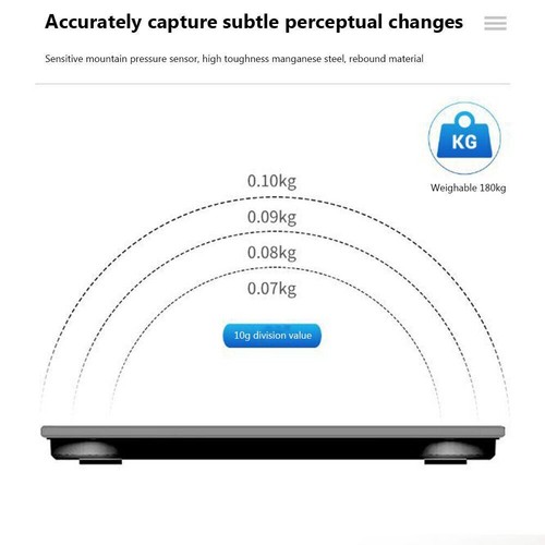 Bluetooth Bathroom Scales Body Weight Digital Smart BMI Diet Christmas Present - Picture 3 of 9