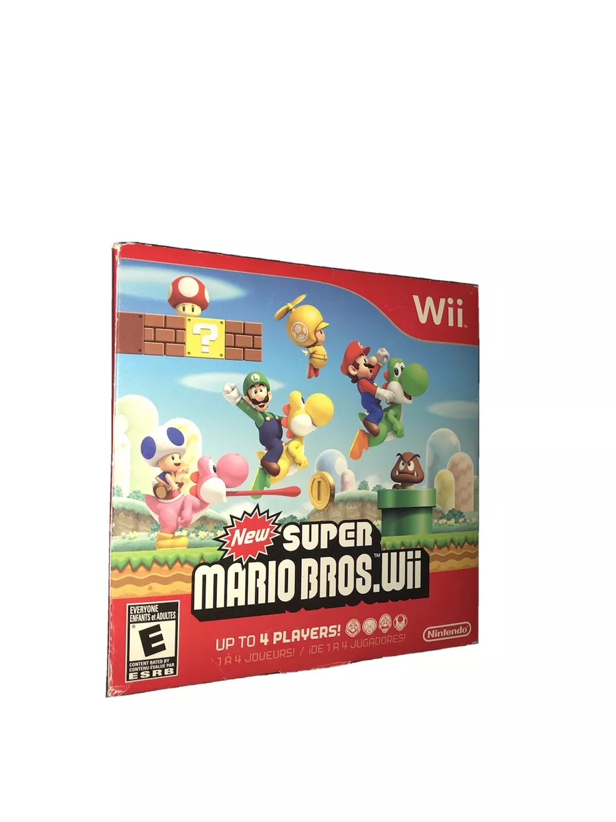 New Super Mario Bros (Wii, 2009) Game In Cardboard Sleeve Nintendo | Ebay