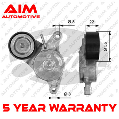 Tensioner Pulley Aim Fits Countryman Cooper One Clubman Paceman Avensis Verso