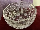 Williamsburg By Avitra 8” Round Heavy Cut Crystal Bowl Sawtooth Pineapple Star — photo 4