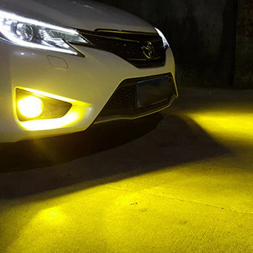 Para BMW 320i 328i 335i 750Li 750i xDrive - 2 Piezas 3000K LED Bombillas Antiniebla Amarillo Foto 4 de 4