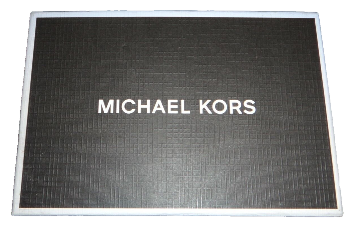 MICHAEL KORS 2-PC SET Jet Set Black MK Signature Men's Wallet