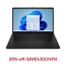 HP Essential Laptop Computer 17.3" FHD Intel Core i7 16 GB memory; 256 GB SSD