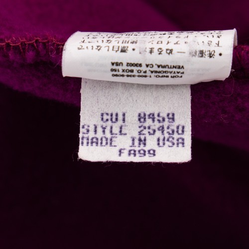 Maglione pullover Patagonia Vintage 99 uomo piccolo Synchilla Snap-T pile magenta - Foto 13 di 13