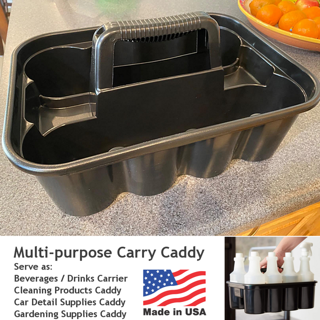 Bottles Holder Beverage Drink Tray Cleaning Gardening Supply Storage