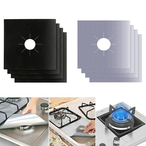 4/6/8PCS Gas Stove Protect Cooker Cover Liner Clean Mat Pad for Kitchen Stovetop - Picture 1 of 23