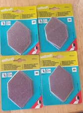 (4) Wolfcraft 60 Grit Sanding Sheets 5 Pack 1823000 For 1820 Corner Sander