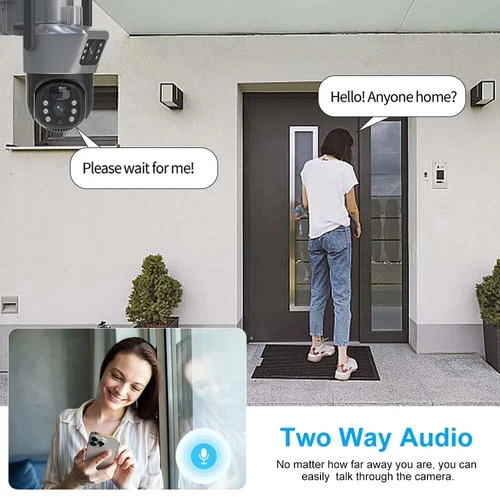 Wireless 4G 4K 6MP Dual Lens Solar Security Camera 10X Zoom PTZ CCTV Outdoor - Picture 11 of 12