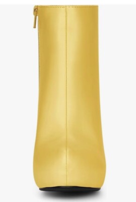 Allegra K Ladies Light Yellow Platform Ankle Boots Uk Size 6.5 | eBay