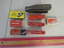 Lot of 3 Vintage Swingline Tot 50 Stapler & Tatum Stapler Staples Vintage Box **